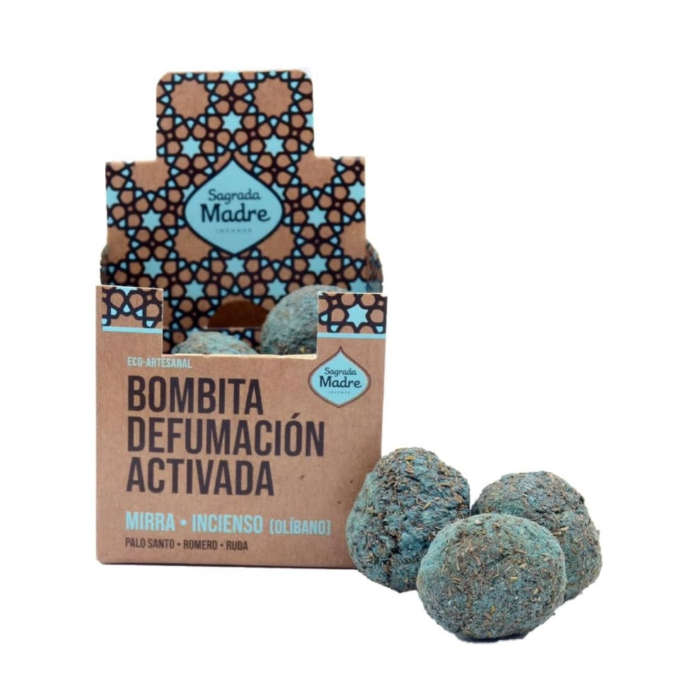 Sagrada Mother Bombge Smudge of Handcrafted Natural Herbs - incense and myrrh