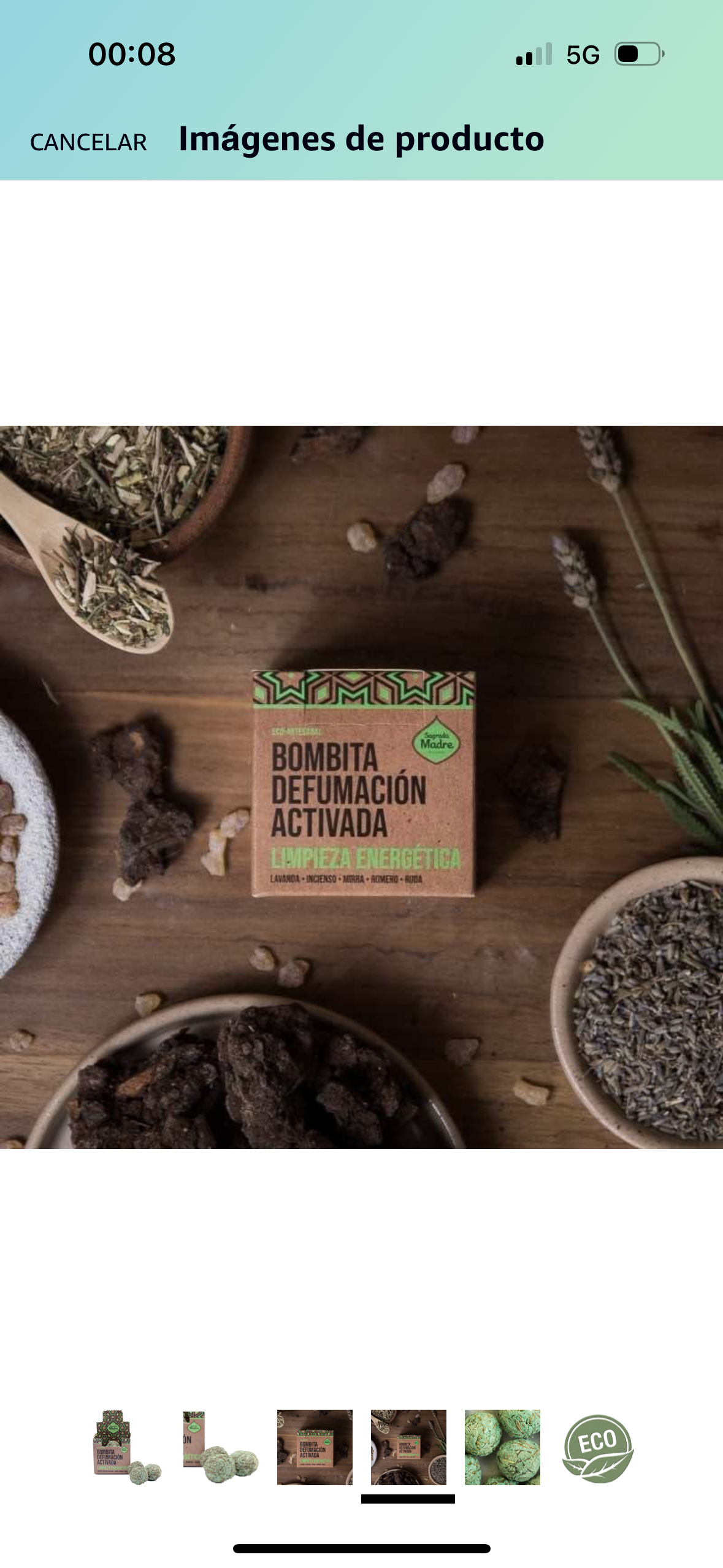 Sagrada Madre Bombbita Limpieza Energética Smudge of Handcrafted Natural Herbs - Energy Cleaning Pack of 8 Bombed