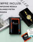 Samsara Tibetan Keychain Crafts in Bianca Agata and Ottone - Positive Energy and Protection