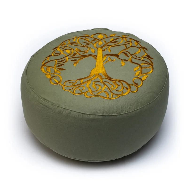 Tree meditation set of organic life (OCS) - mat + pillow