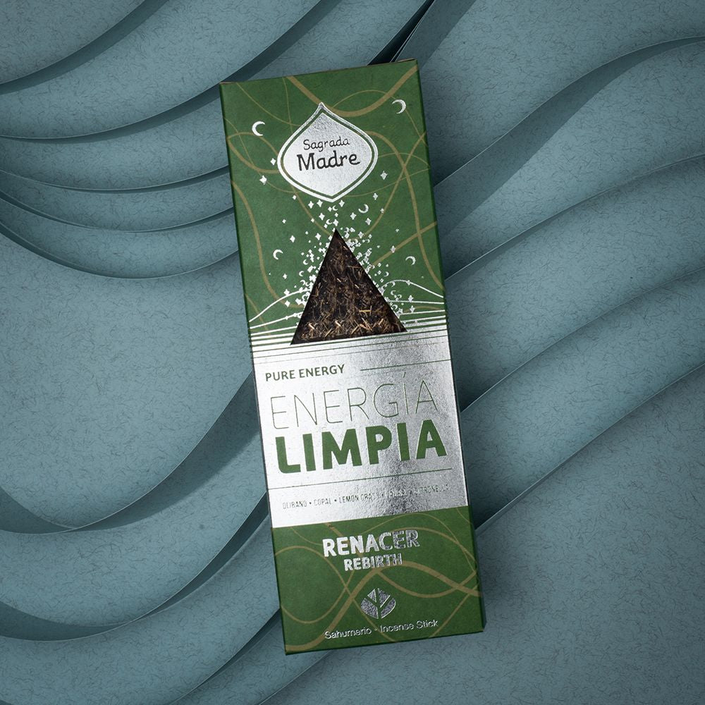 Sagrada Madre ENERGIA LIMPIA Rinascita - Incenso botanico in bastoncini