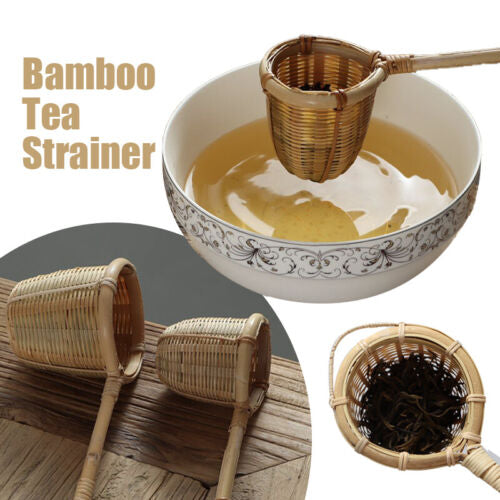 Colino Infusore singolo Tè e Tisane in Bamboo per tazza - clorophilla-shop
