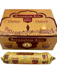 Jerusalem -like charcoal to burn incense in grains, resins and herbs - 10pz roll