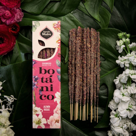 Sagrada Mother Botanical line incense in flower sticks - jasmine and pink