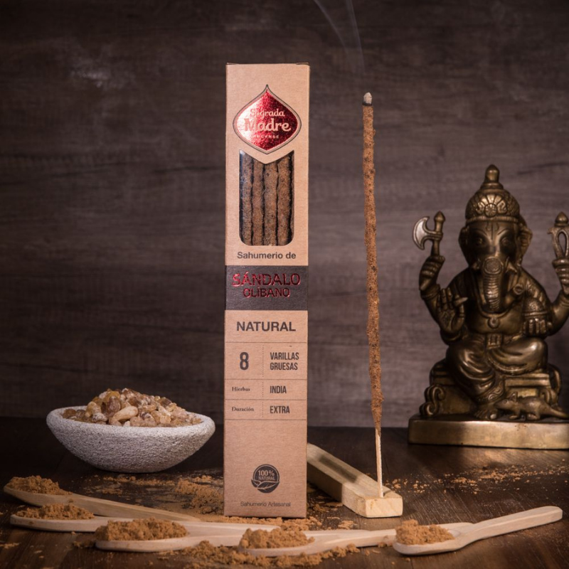 Sagrada Mother Botanical Incense in sticks - Sandal and Olibano