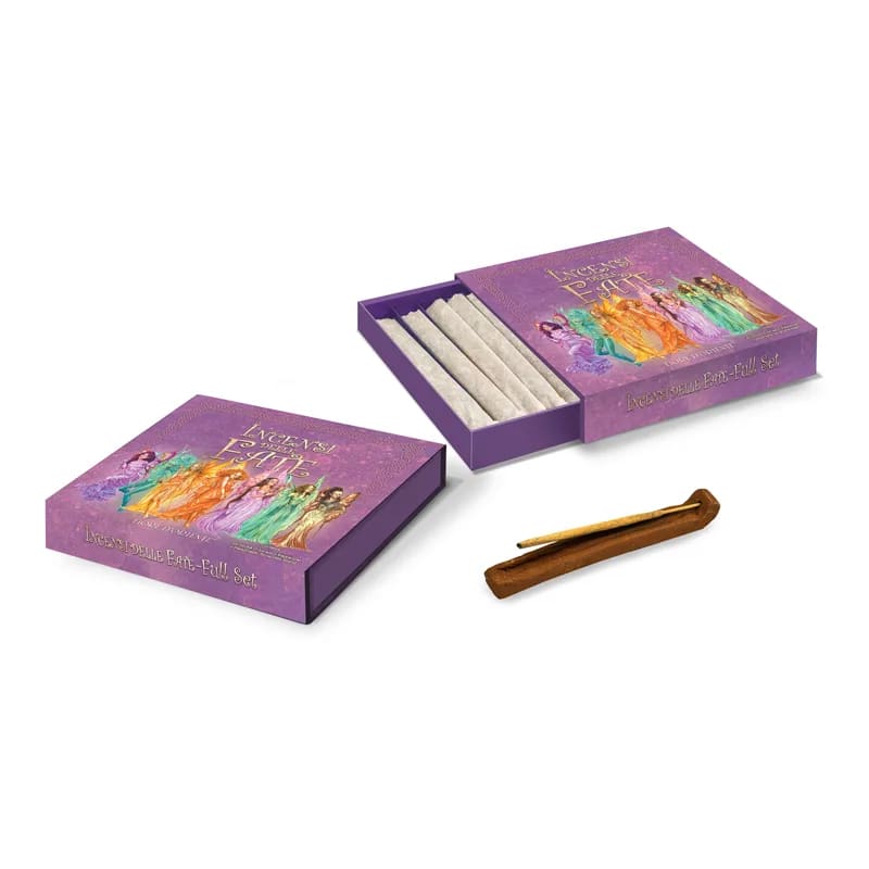 Fiore d'Oriente Set Fate incenso in bastoncini - Portaincenso incluso - clorophilla-shop