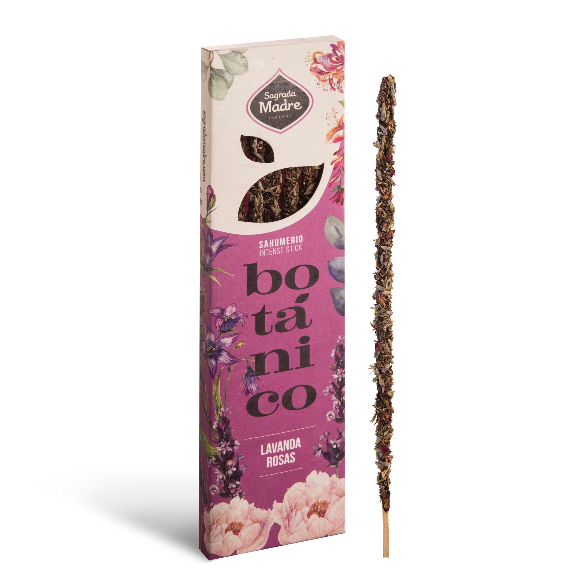 Sagrada Madre Linea Botanico Incenso in bastoncini fiorito - Lavanda e Rosa