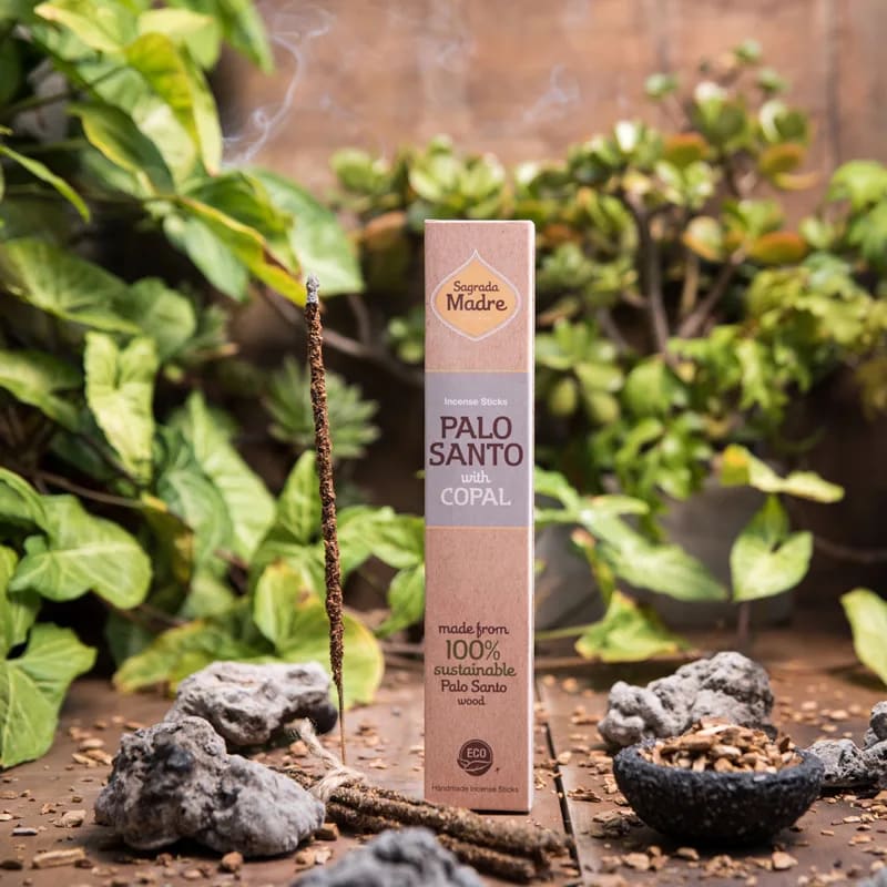 Sagrada Madre Incenso in bastoncini linea Palo Santo - Palo Santo e Copale