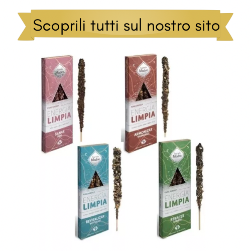 Sagrada Madre ENERGIA LIMPIA Armonizzante - Incenso botanico in bastoncini