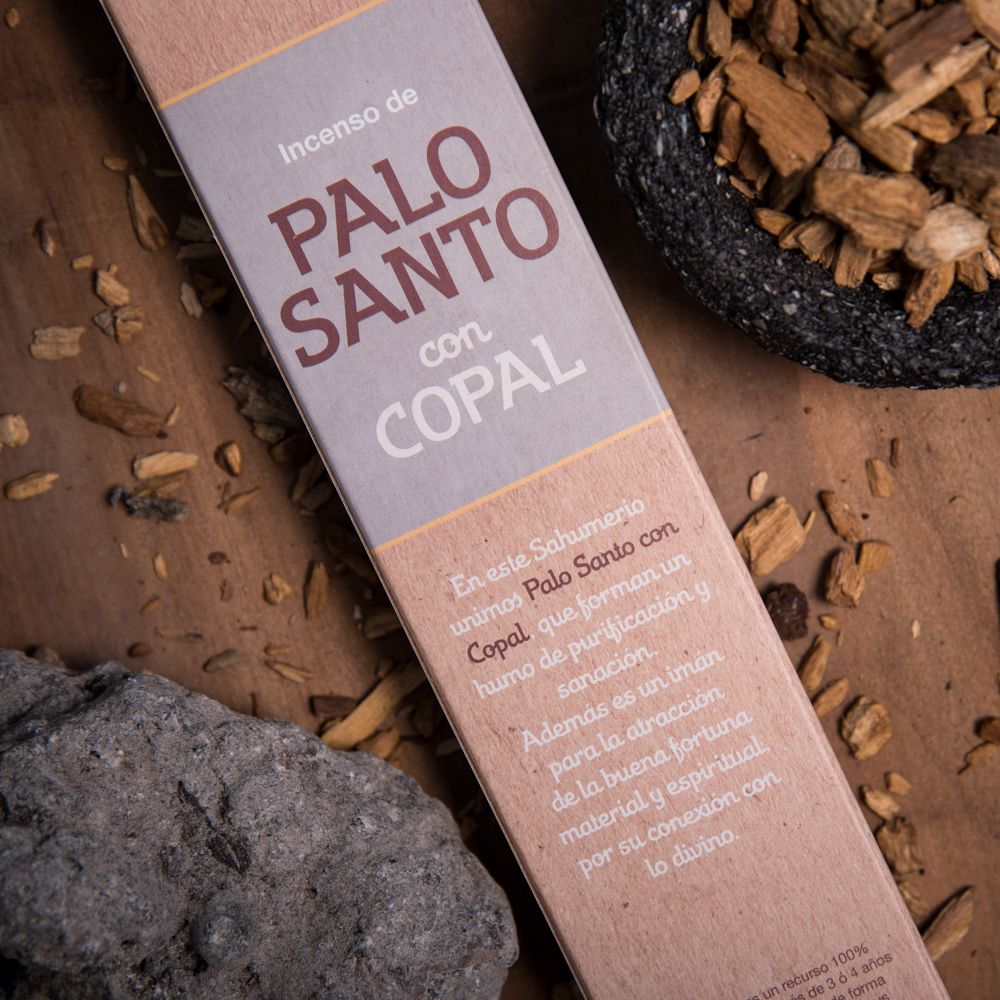 Sagrada Madre Incenso in bastoncini linea Palo Santo - Palo Santo e Copale