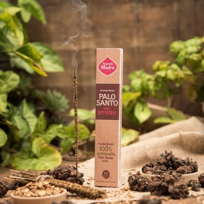 Sagrada Mother Incense in Palo Santo Line - Palo Santo and myrrh