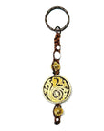 Samsara Tibetan Keychain Crafts in Bianca Agata and Ottone - Positive Energy and Protection