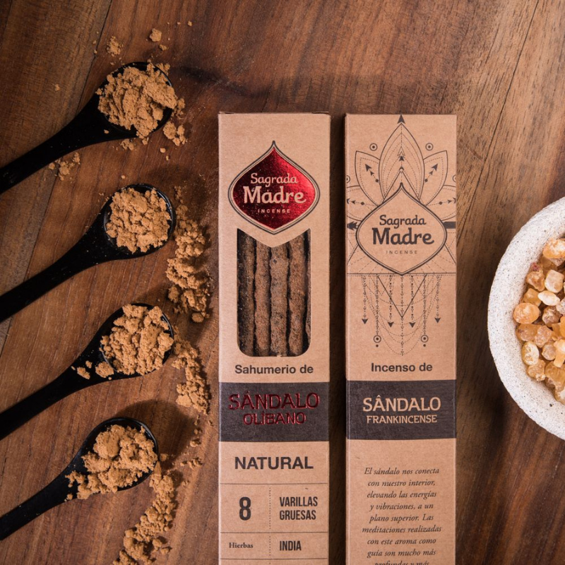 Sagrada Mother Botanical Incense in sticks - Sandal and Olibano