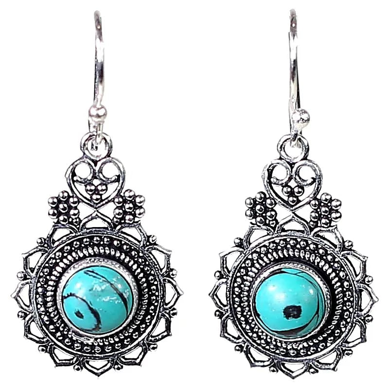 Orecchini Bohemian in ottone - Senza Nichel - clorophilla-shop