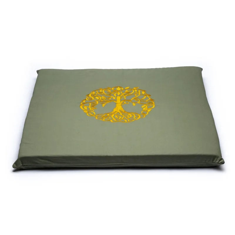 Tree meditation set of organic life (OCS) - mat + pillow