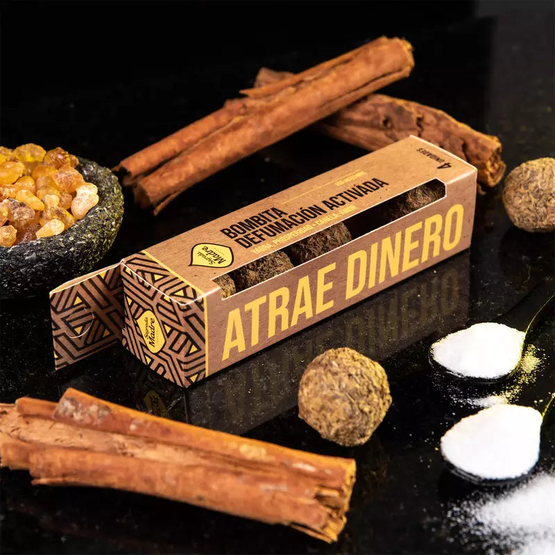 Sagrada Mother Bombed Atrae Dinero Smudge of Handcrafted Natural Herbs - Attracting Money