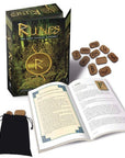 Lo Scarabeo KIT RUNE "I segreti della Magia Runica" - Elegante cofanetto con 25 Rune in Legno e libro di 176 pagine - Clorophilla Shop
