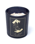 Love Spell Candela con pietre di Quarzo Rosa - Rosa e Peonia - Clorophilla Shop