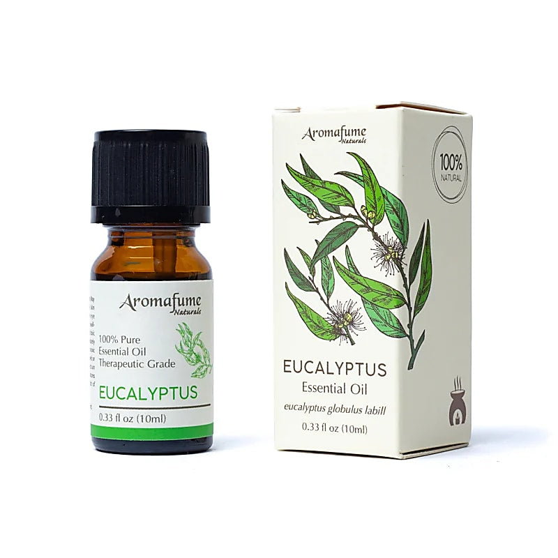 Aromafume WARMTH Olio Essenziale Eucalyptus 100% Naturale non Diluito - Eucalipto - 10ml - clorophilla-shop
