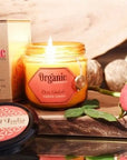 Organic Goodness Desi Gulab - Candela alla Rosa - Made in India