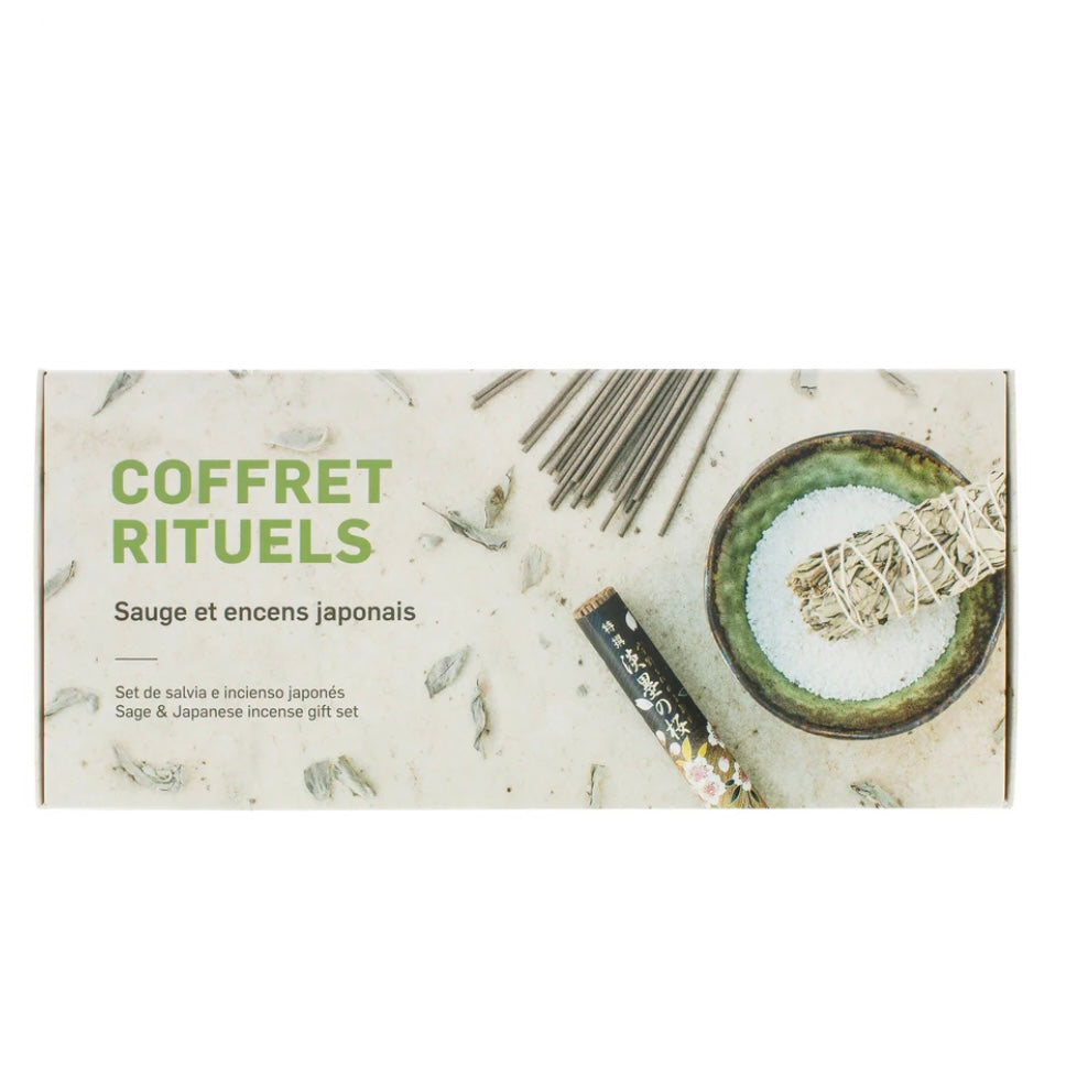 Coffret Rituels - Kit Salvia Bianca e Incenso Giapponese - clorophilla-shop