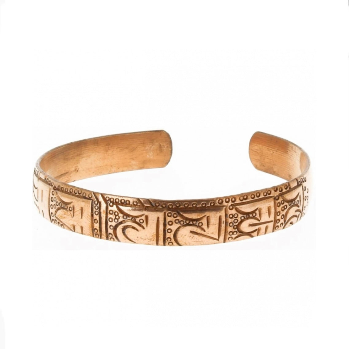 Bracciale tibetano in rame - Regolazione della pressione sanguigna - clorophilla-shop