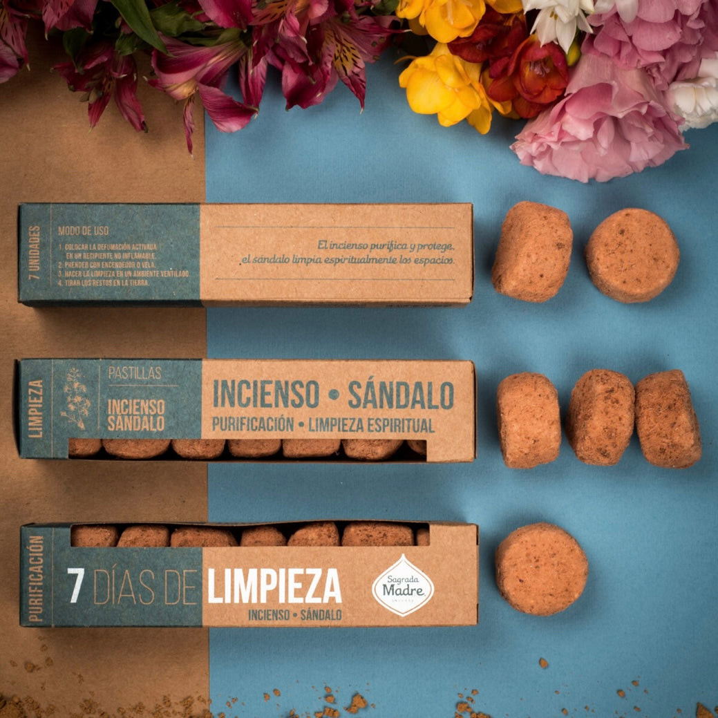 Sagrada Madre 7 Dias de limpieza - Olibano e Sandalo