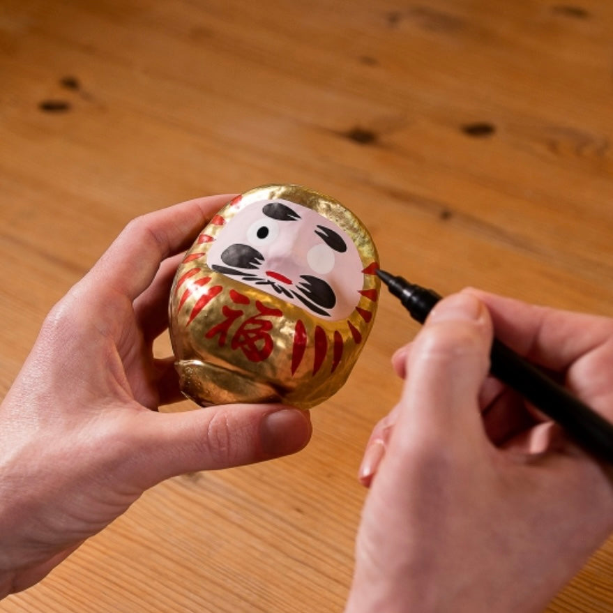 Daruma Bambola degli obiettivi Amuleto giapponese - RICCHEZZA - clorophilla-shop