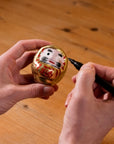 Daruma Bambola degli obiettivi Amuleto giapponese - RICCHEZZA - clorophilla-shop