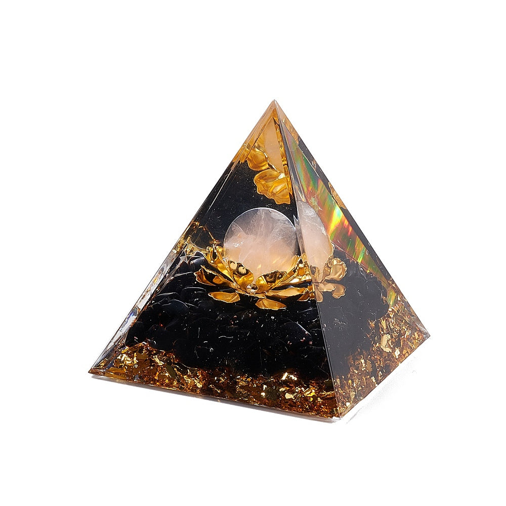 Piramide orgonica - Ossidiana Nera
