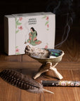 Harmony Set - Kit cerimonia fumigazione armonia Salvia Bianca e incenso Giapponese - clorophilla-shop