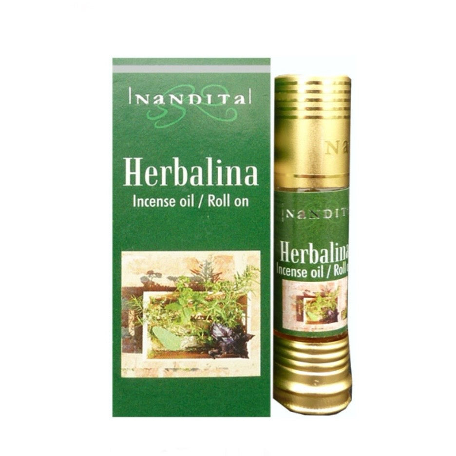 Nandita Herbalina Profumo incenso in Olio roll-on