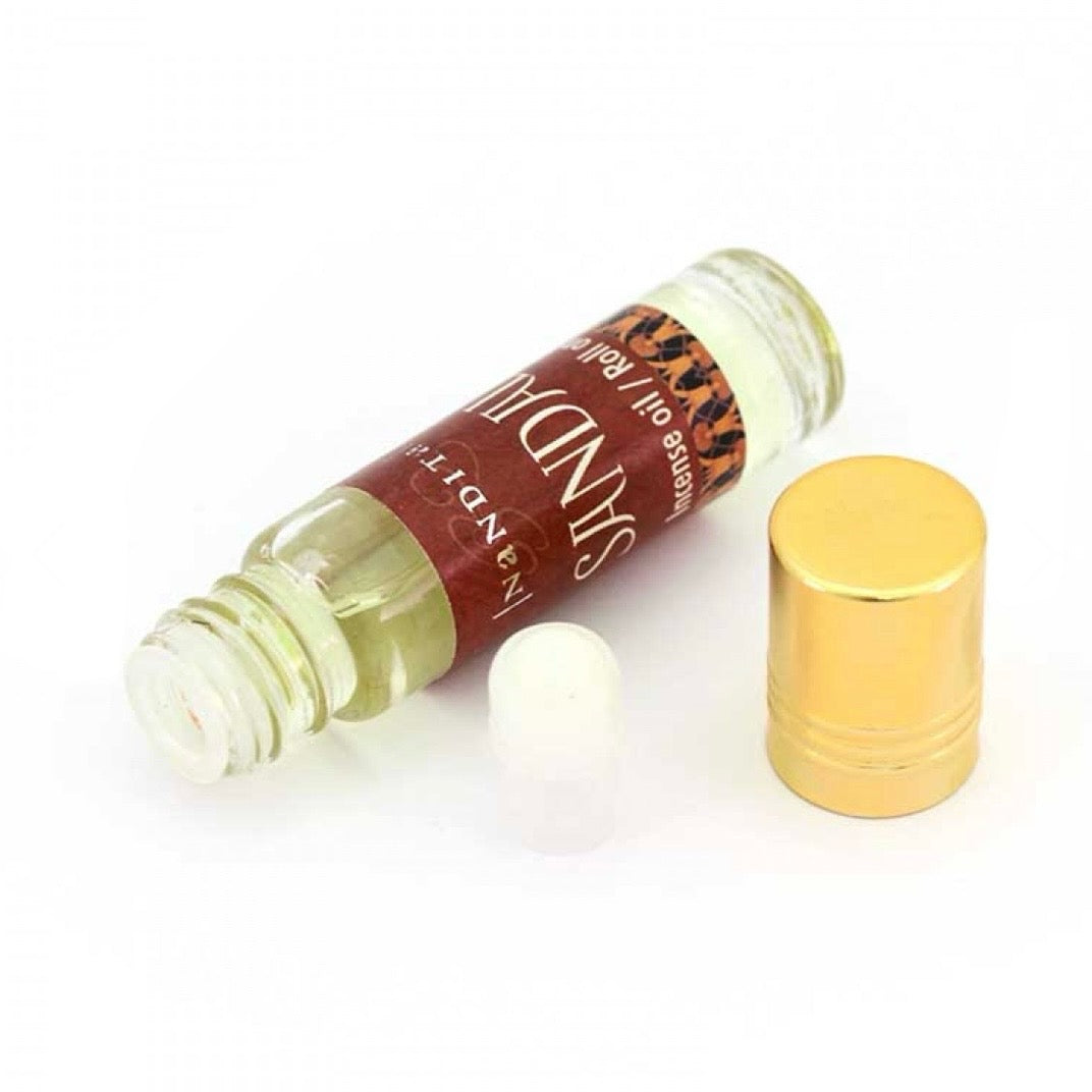 Nandita Sandal Profumo incenso in Olio roll-on - Fragranza Sandalo