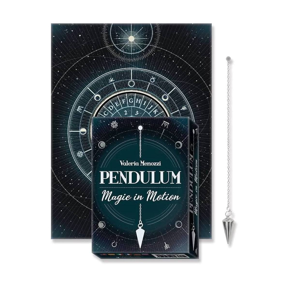 Lo Scarabeo PENDULUM Magic in Motion - Kit con pendolo, tavola da divinazione e istruzioni - Edizione multilingue
