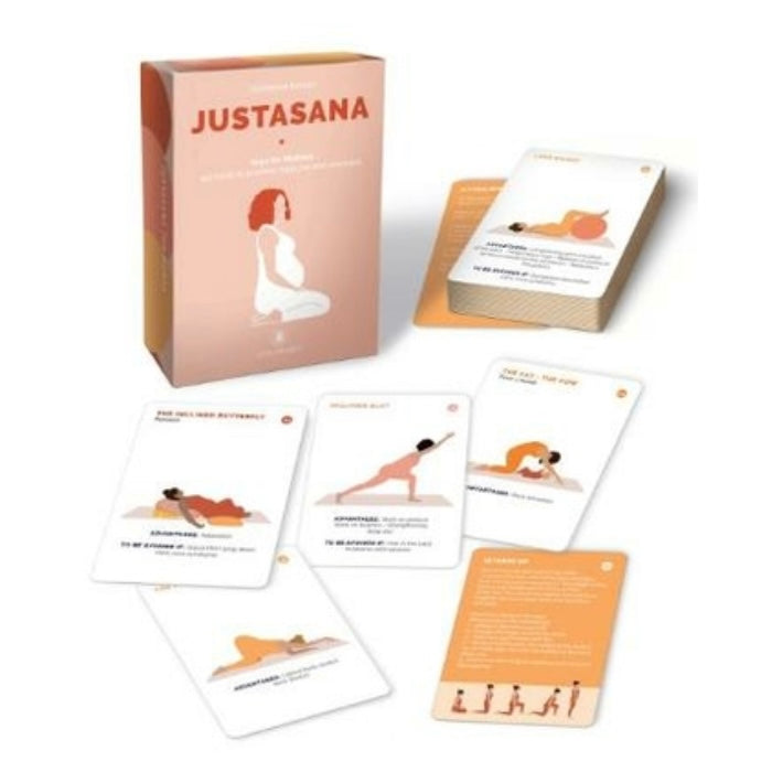 Lo Scarabeo "JustAsana - Yoga per Mamme" - 115 carte pratica Yoga in gravidanza