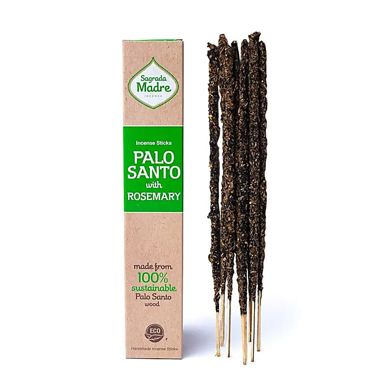 Sagrada Madre incenso in bastoncini linea Palo Santo - Palo Santo e Rosmarino