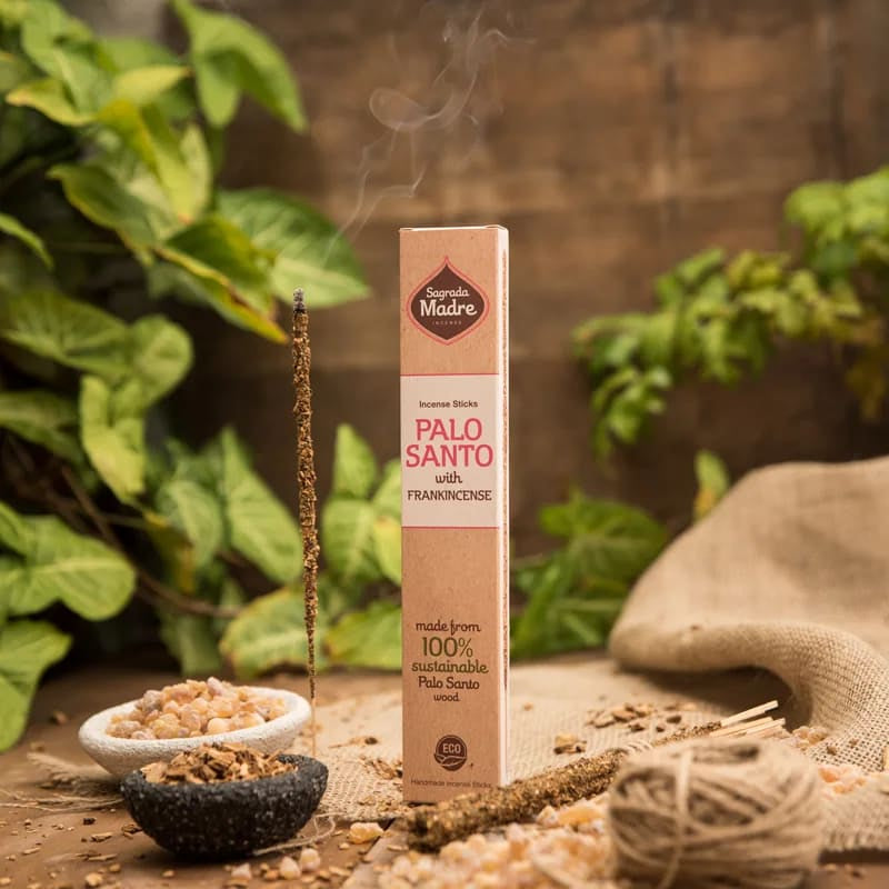 Sagrada Madre incenso in bastoncini linea Palo Santo - Palo Santo e Frankincenso (Olibano)