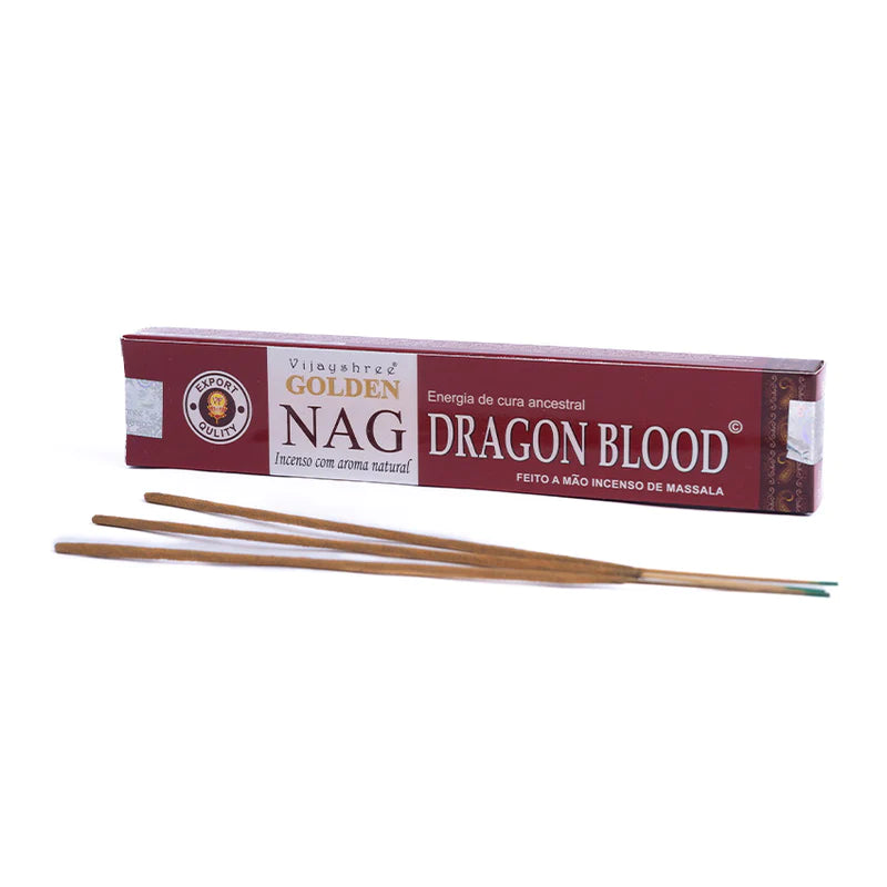 Vijayshree Golden Nag Dragon Blood incenso in bastoncini - Stick 15g