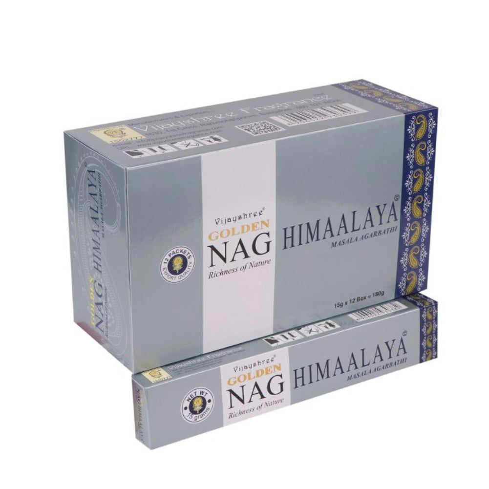 Vijayshree Golden Nag Himaalaya incenso in bastoncini - Stick 15g
