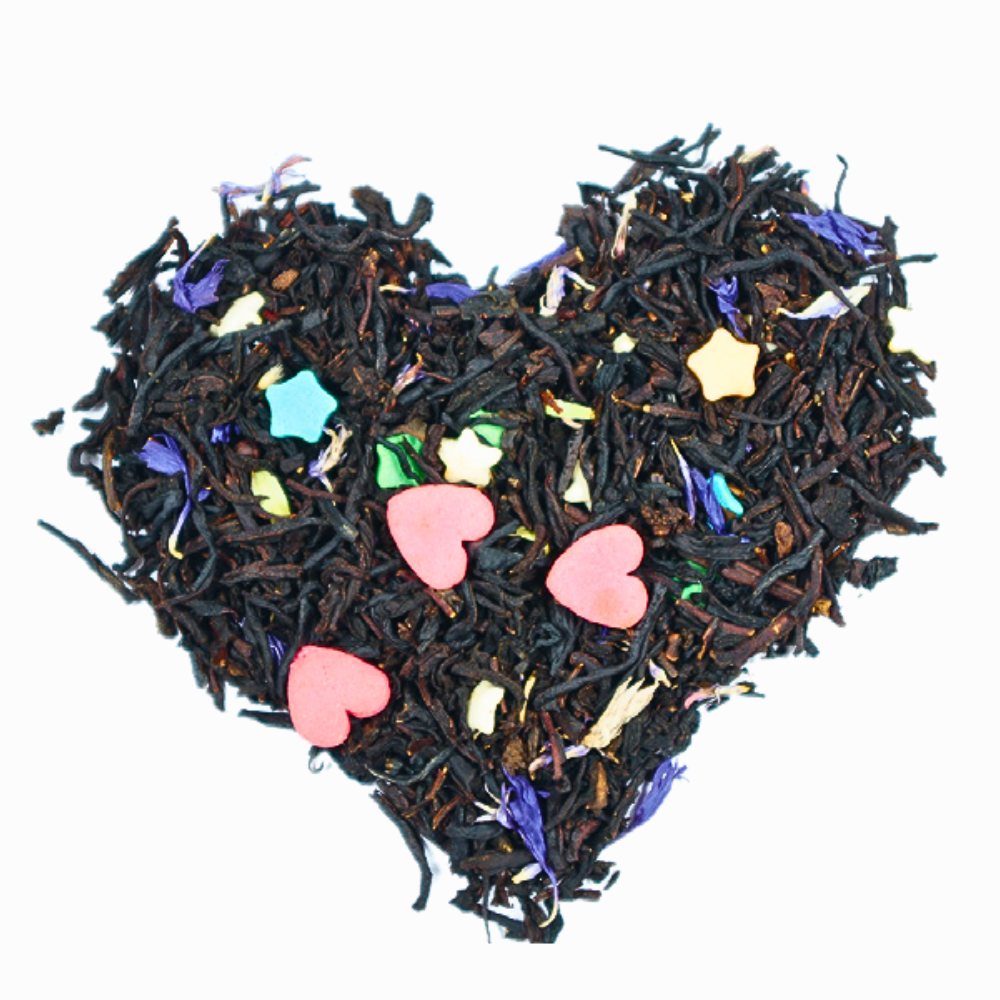 Tè dell'Amore nero Artigianale 100% Organico - Aromatizzati speciali 100g