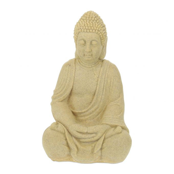 Statua Buddha in meditazione 50cm poliresina - Arredo casa e giardino resistente a pioggia e gelo