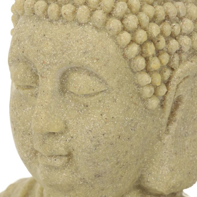 Statua Buddha in meditazione 50cm poliresina - Arredo casa e giardino resistente a pioggia e gelo