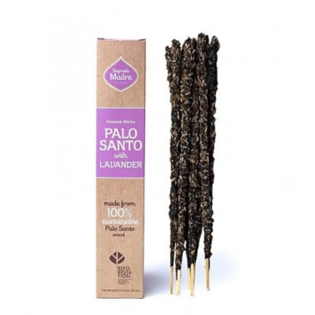 Sagrada Madre incenso in bastoncini linea Palo Santo - Palo Santo e Lavanda
