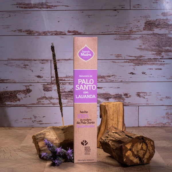 Sagrada Madre incenso in bastoncini linea Palo Santo - Palo Santo e Lavanda