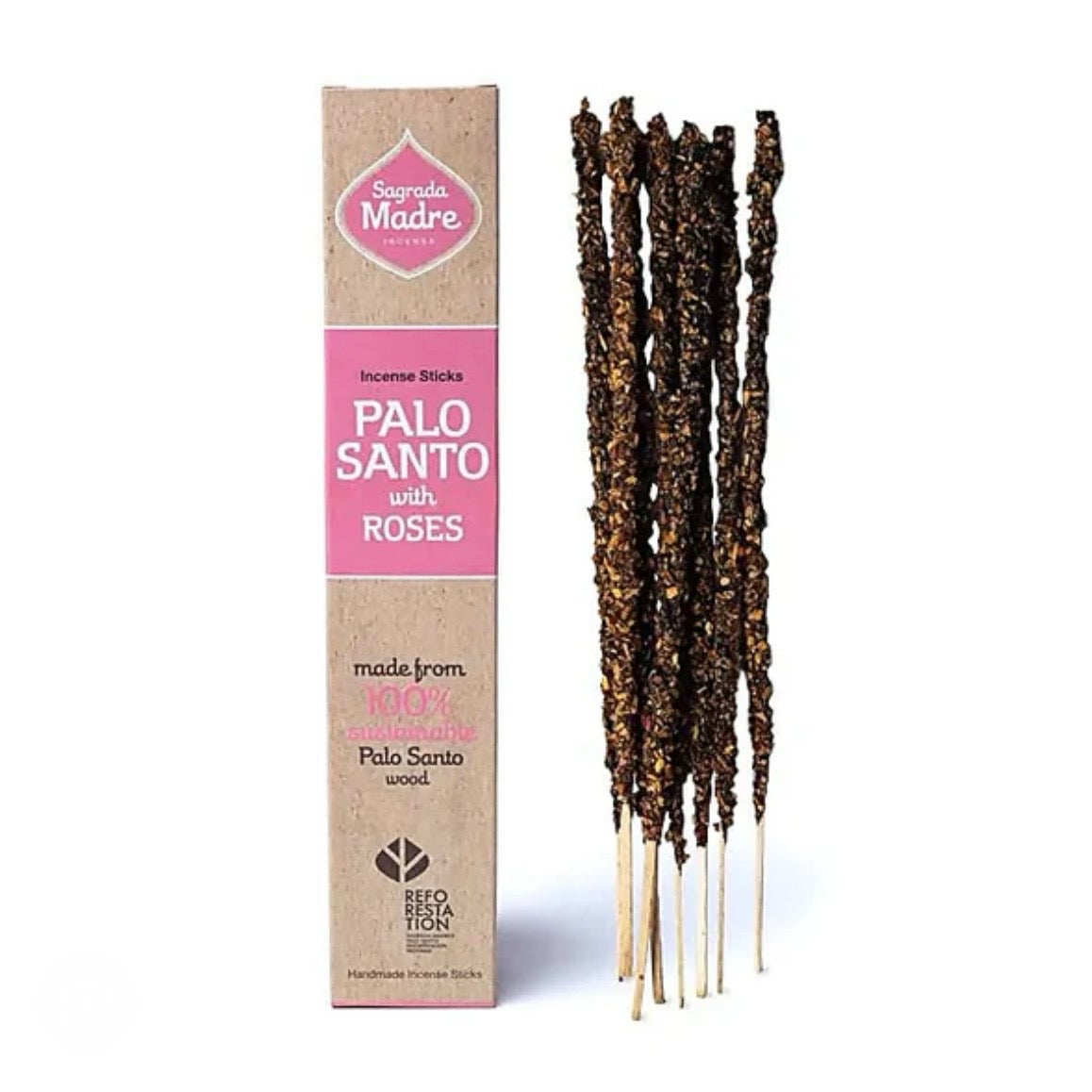 Sagrada Madre incenso in bastoncini linea Palo Santo - Palo Santo e Rosa