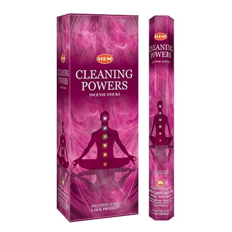 Hem Cleaning Powers - Incenso indiano bastoncini fatti a mano Poteri di pulizia energetica - 20 stick