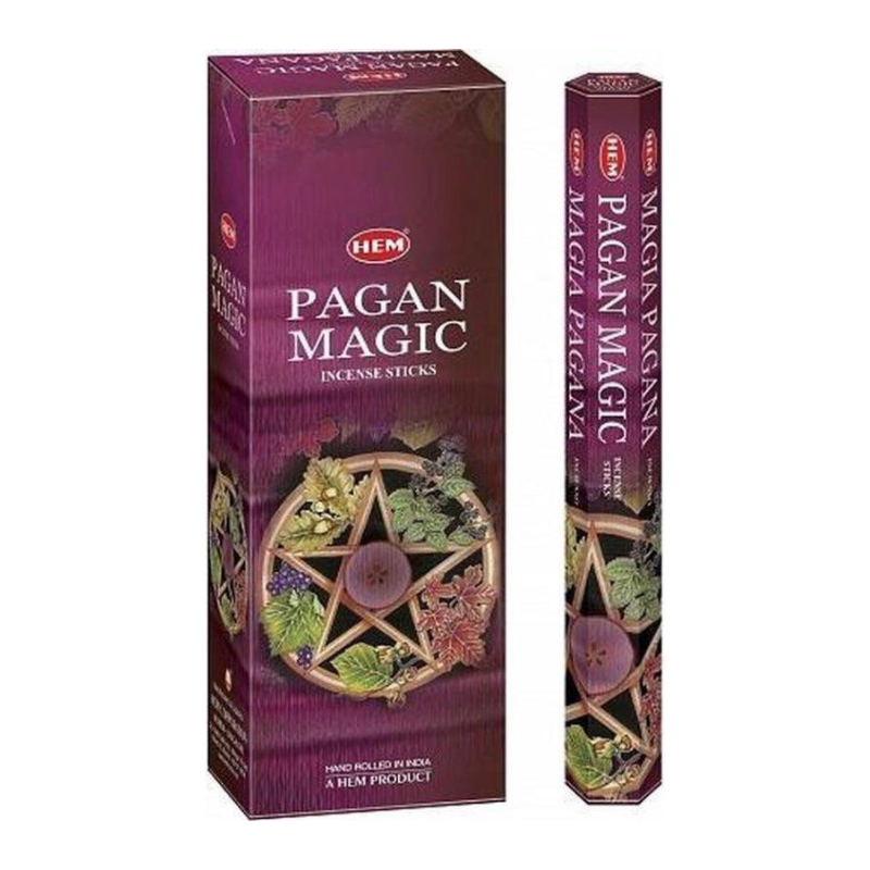 Hem Pagan Magic - Incenso indiano bastoncini fatti a mano Magia Pagana - 20 stick