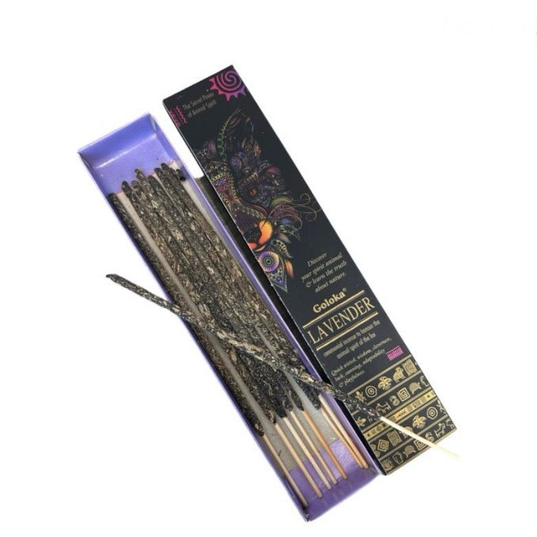 Goloka Animal Spirit incenso cerimoniale in bastoncini organico Spirito della Volpe - Lavanda