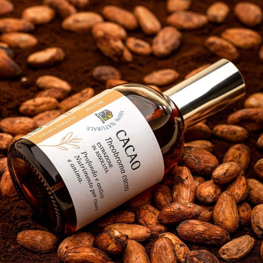 Olfattiva Profumo al Cacao spray Aromaterapia 115ml - Combatte lo stress e la stanchezza mentale