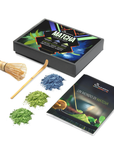 SAMSARA - Matcha Kit, Libro Illustrativo e 15 ricette - Matcha Blu, Te Matcha Cerimoniale e Imperiale - 10g cad - Rituale Giapponese con Chasen e Chasaku